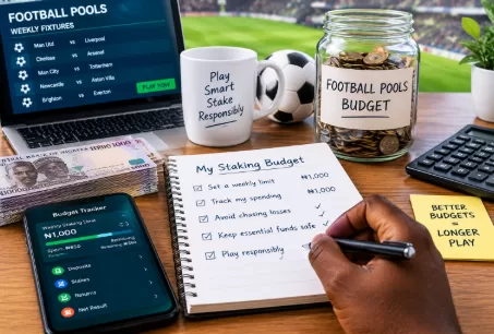 Football pools staking